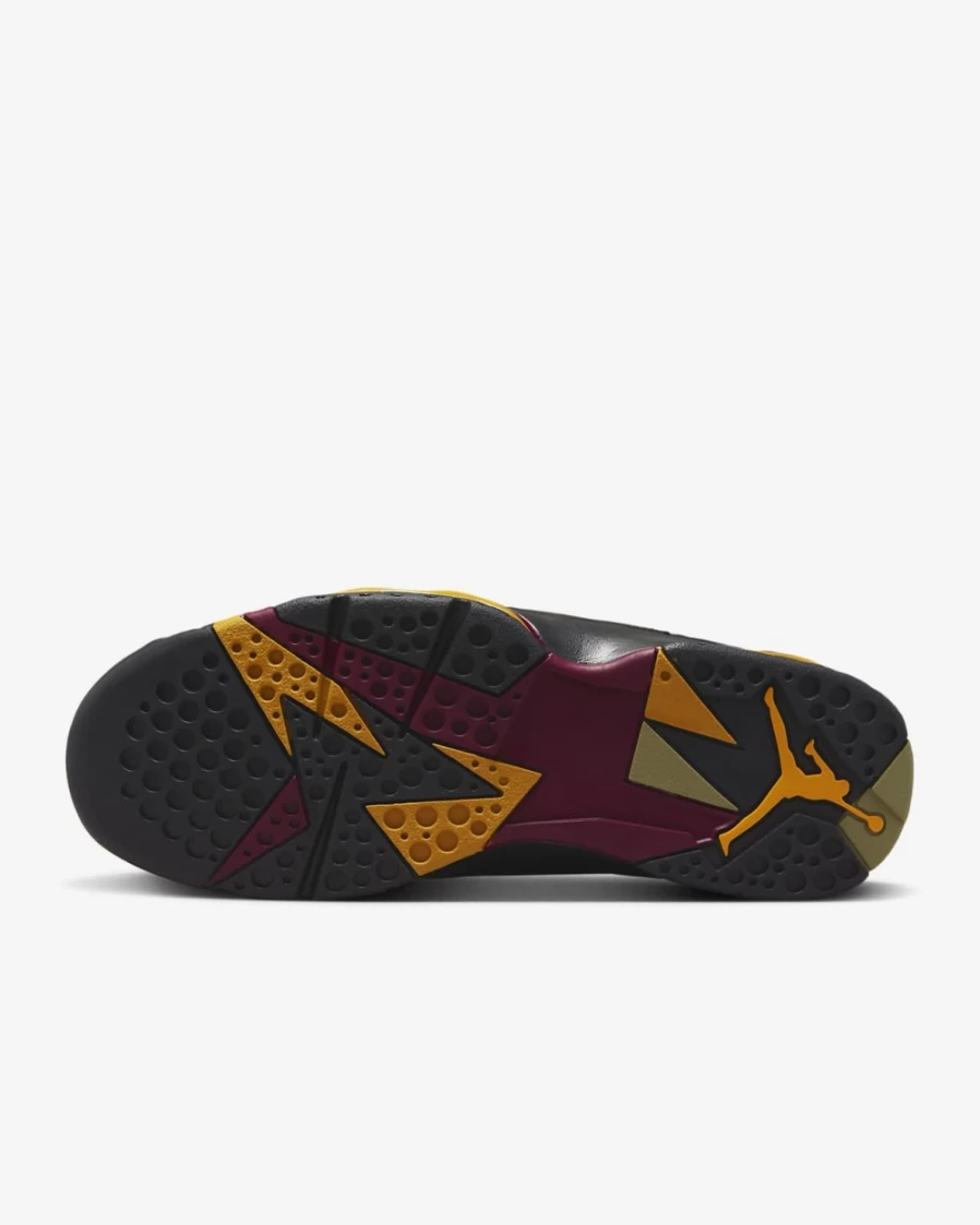 Nike Air Jordan 7 Retro SE Men's Basketball Shoes - Black/Neutral Olive/Chutney/Cherrywood Red