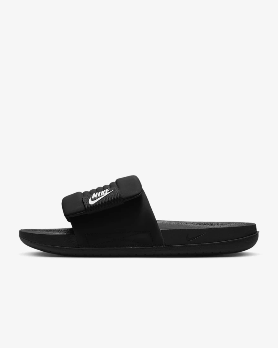Nike Offcourt Adjust Men's Slides - Black/White Casual Comfort Sandals for Men