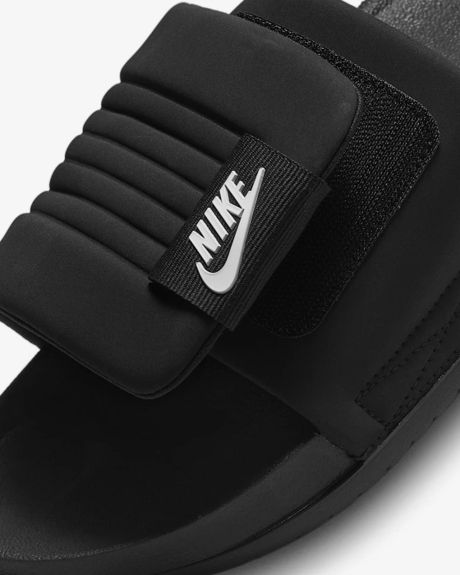 Nike Offcourt Adjust Men's Slides - Black/White Casual Comfort Sandals for Men