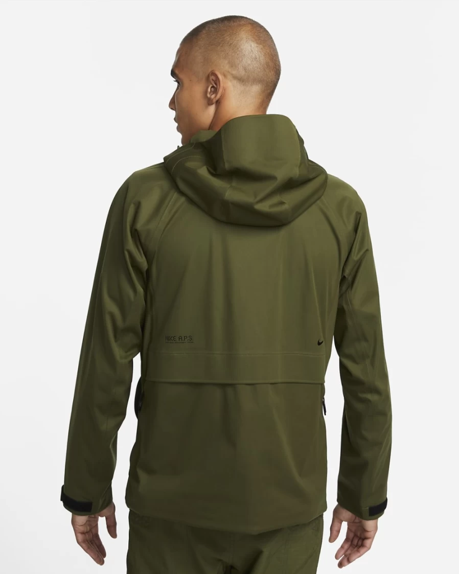 Nike Storm-FIT ADV A.P.S. Men's Fitness Jacket - Rough Green/Black - Water-Resistant Training Jacket for Men