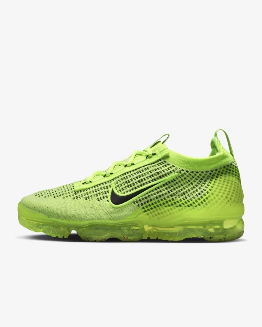 Nike Air VaporMax 2021 Flyknit Next Nature Men's Running Shoes Volt/Black