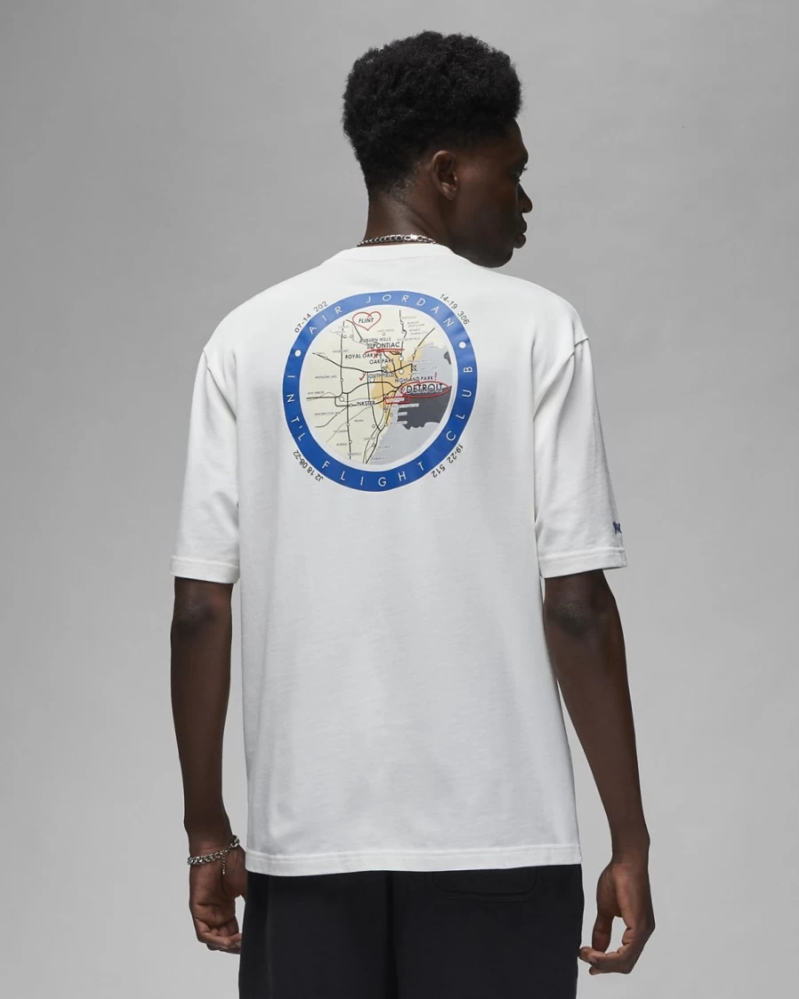 Nike Jordan x Two 18 Men's T-Shirt in Sail - Official Men's Apparel