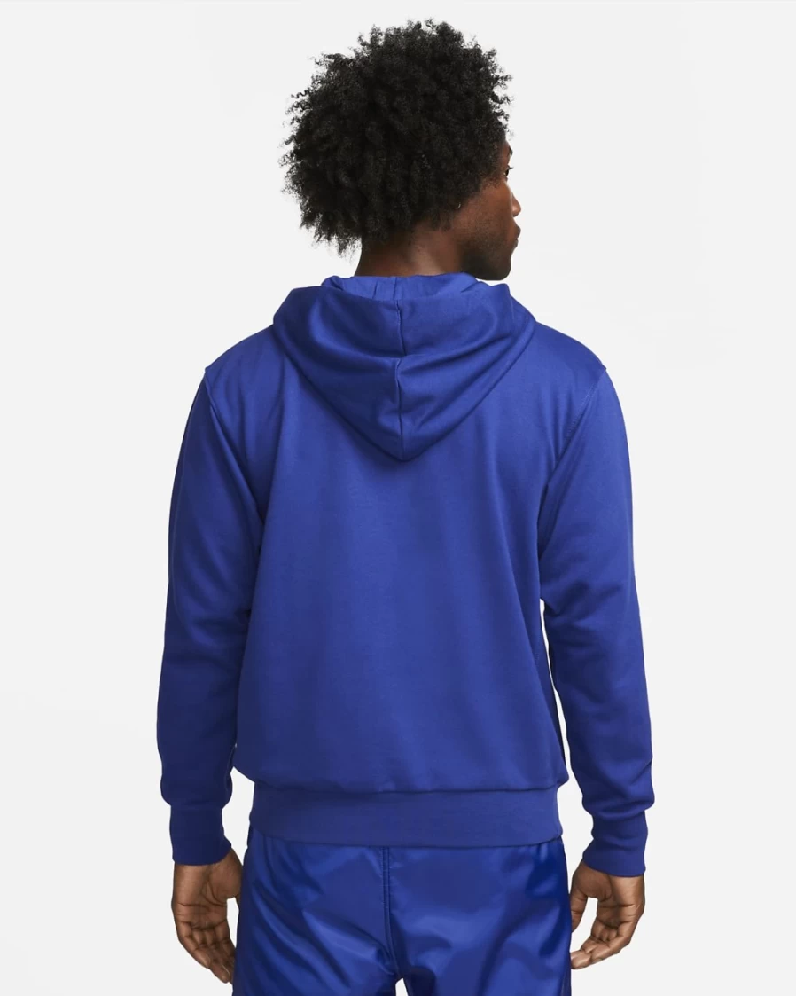 Nike Dri-FIT Men's Basketball Hoodie - Deep Royal Blue/Summit White Pullover Sweatshirt