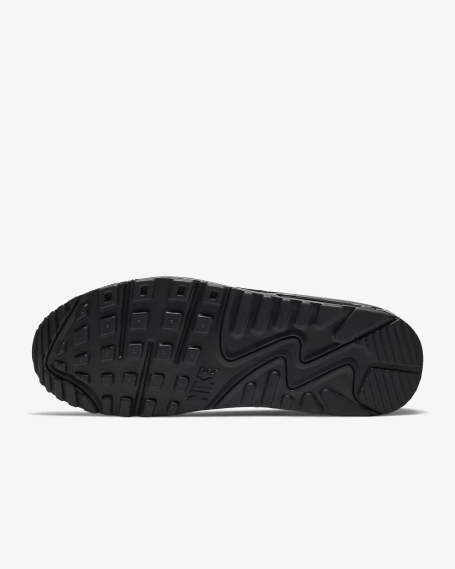 Nike Air Max 90 Men's Black Sneakers - Running Shoes for Men