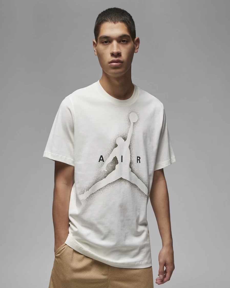 Nike Jordan Essentials Men's T-Shirt in Sail/Palomino Color
