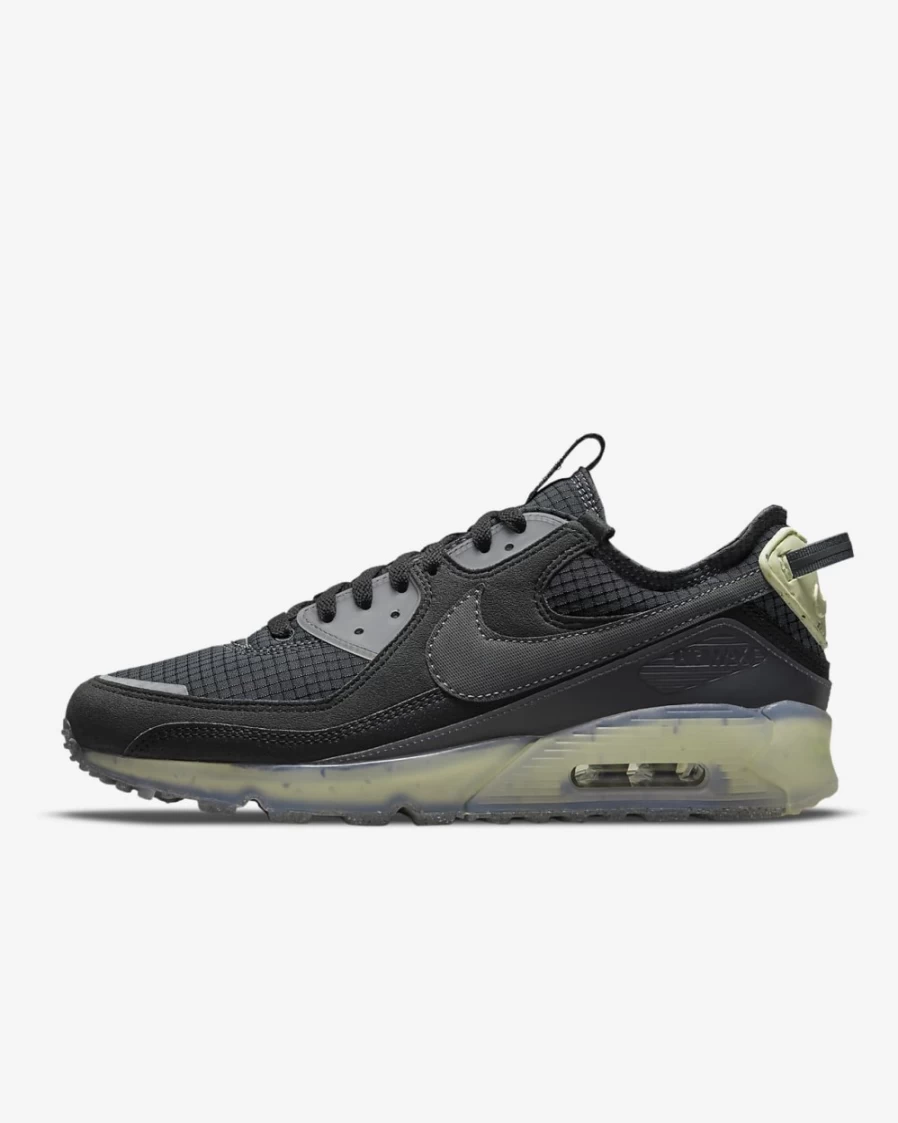 Nike Air Max Terrascape 90 Men's Shoes - Black/Lime Ice/Anthracite/Dark Grey Running Sneakers for Men