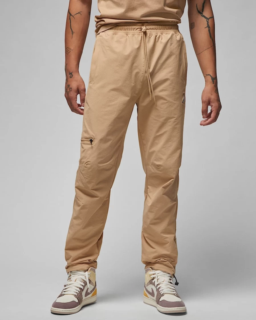 Nike Jordan Essentials Men's Woven Pants - Desert/White