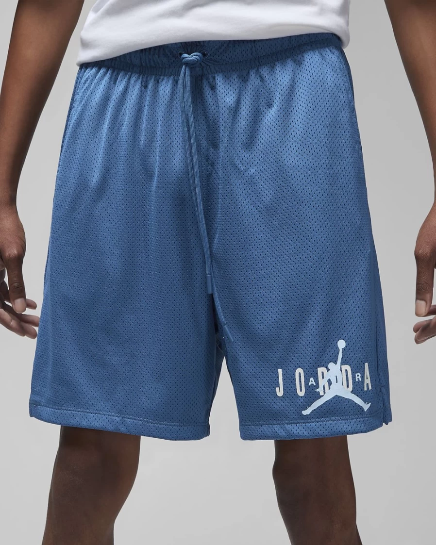Nike Jordan Essentials Men's True Blue Mesh Basketball Shorts