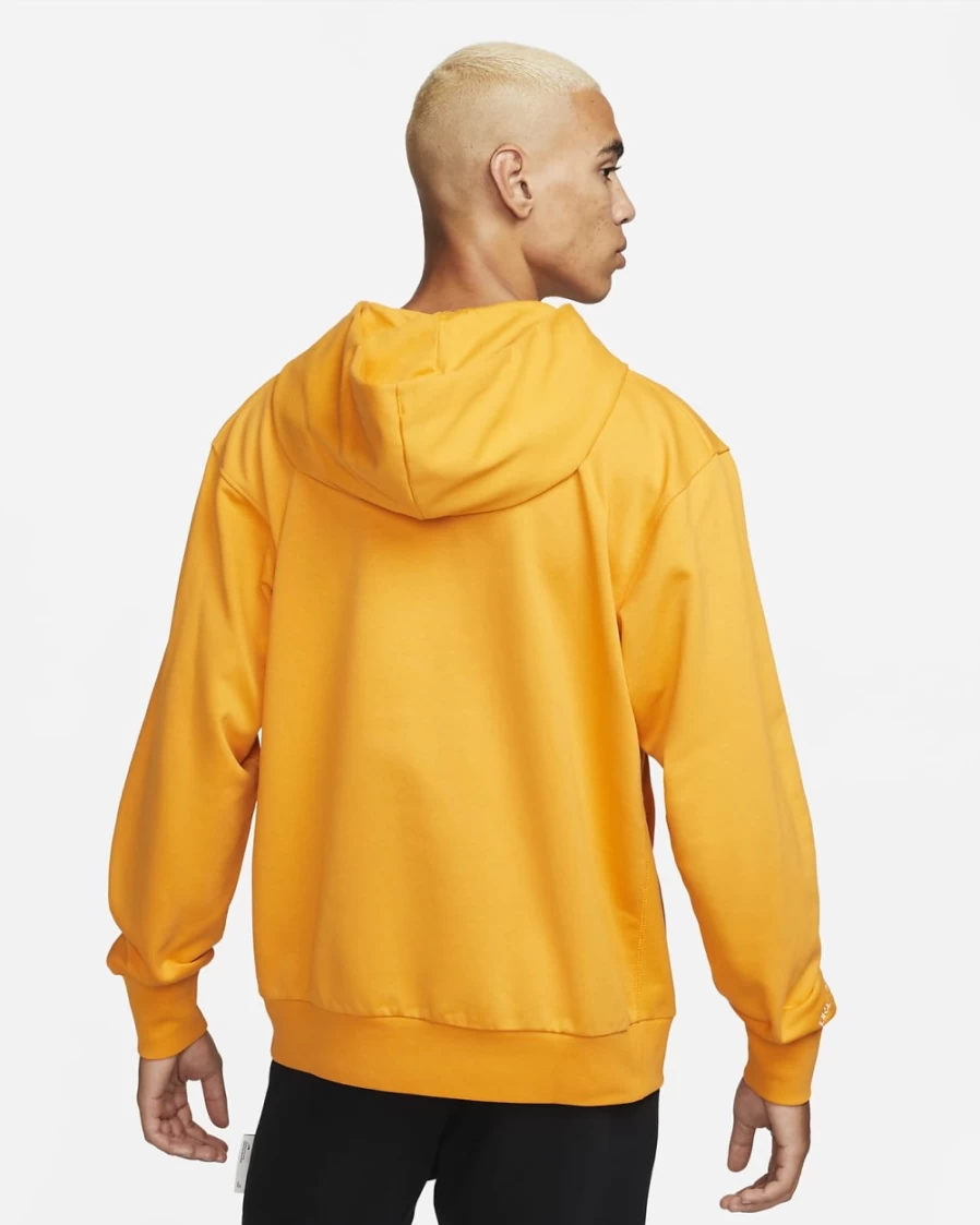 Nike Dri-FIT Men's Basketball Hoodie Pullover - Kumquat/Summit White