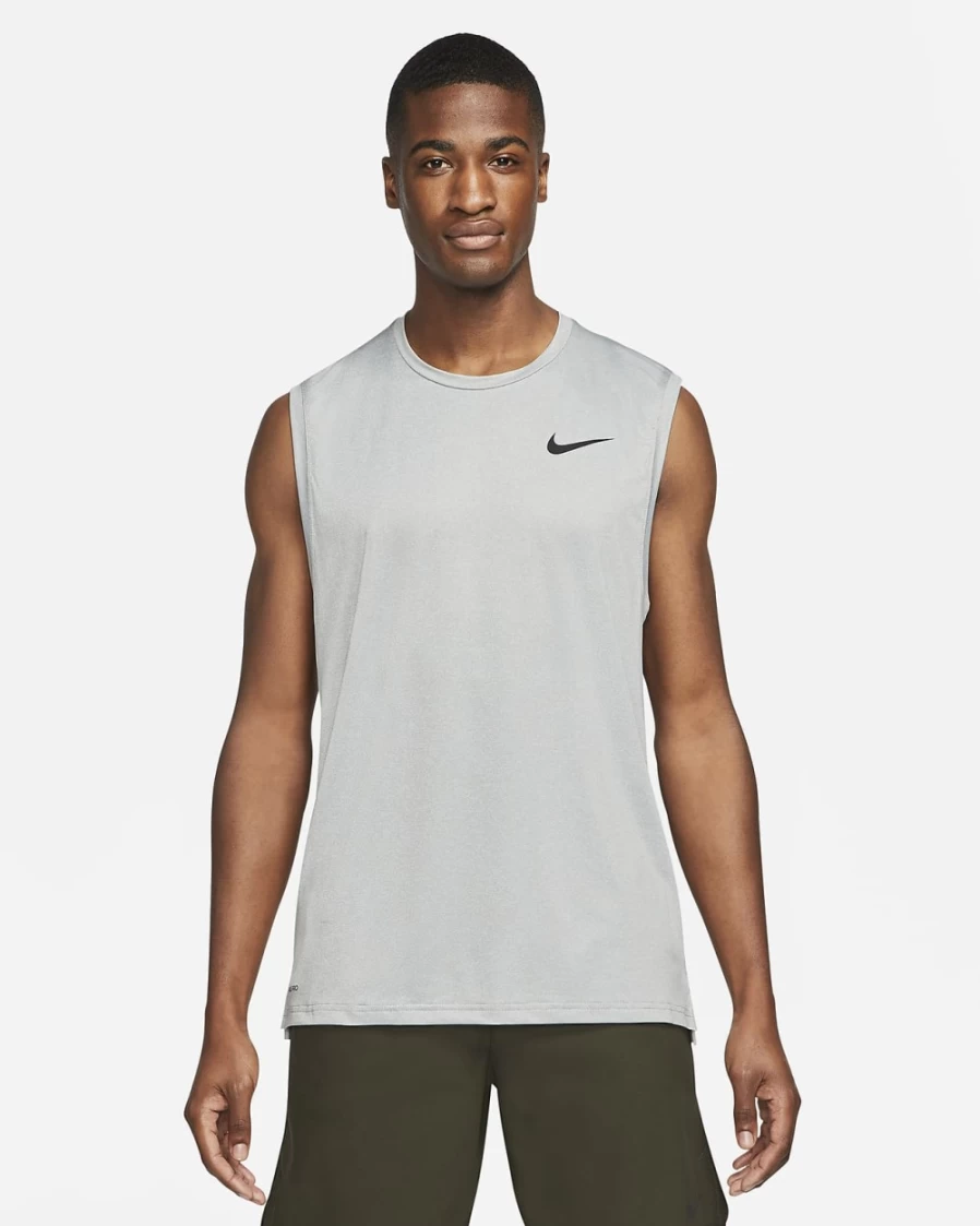 Nike Pro Dri-FIT Men's Training Tank Top - Particle Grey, Grey Fog, Heather, Black