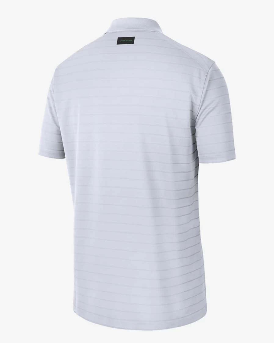 Nike Oregon Men's Polo Shirt - White, Green College Golf Apparel