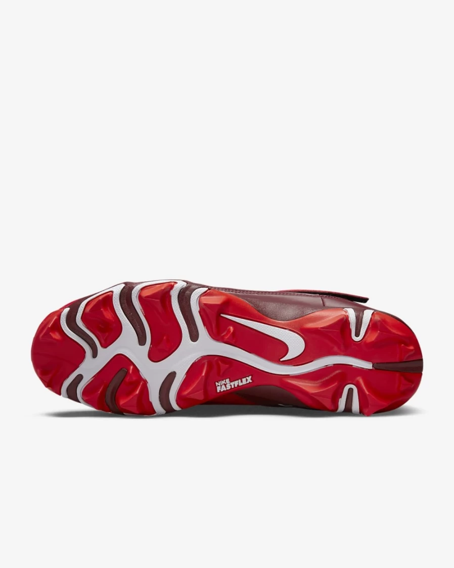 Nike Force Trout 8 Keystone Men's Baseball Cleats - University Red/Team Red/Habanero Red/White