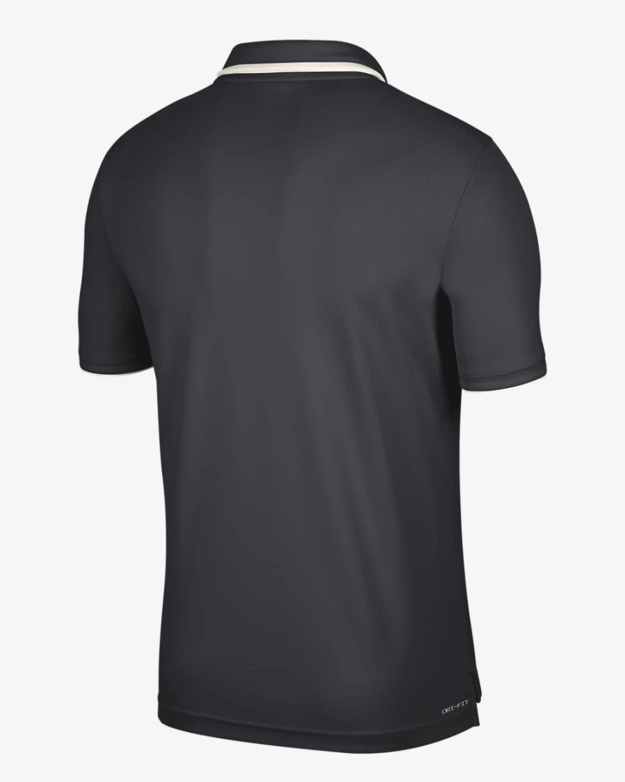 Nike Men's Dri-FIT Oregon Polo Shirt - Anthracite/Phantom/Apple Green, Moisture-Wicking Golf & Casual Performance Top
