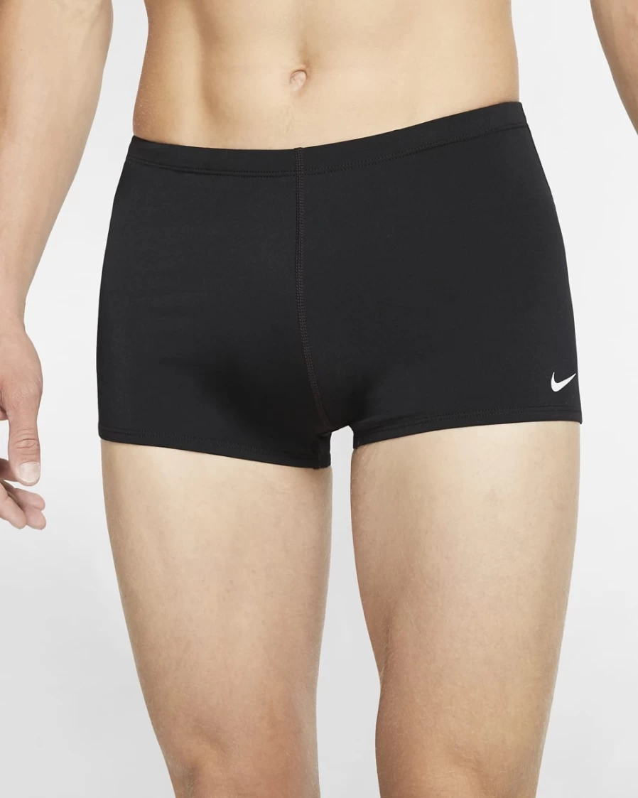Nike Men's Black Square Leg Swim Jammer - Performance Swimwear for Competitive Swimming