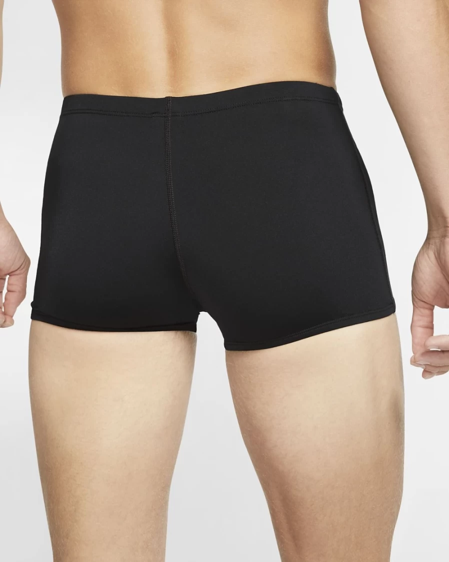 Nike Men's Black Square Leg Swim Jammer - Performance Swimwear for Competitive Swimming