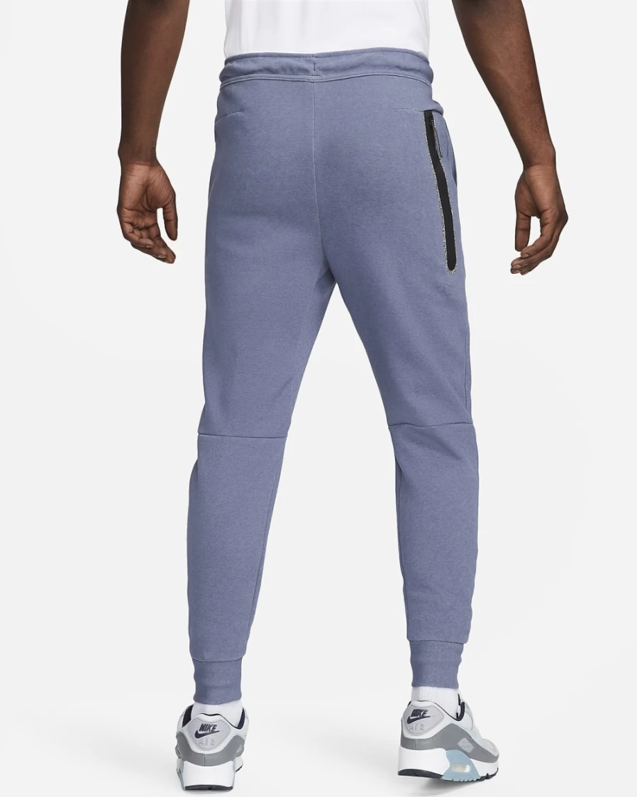Nike Men's Tech Fleece Joggers - Diffused Blue/Heather - Sportswear Comfort Pants