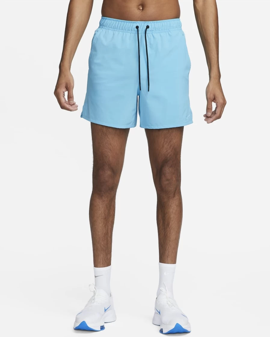 Nike Dri-FIT Unlimited Men's 5" Shorts - Baltic Blue/Black Breathable Quick-Dry Workout Running Athletic Shorts for Men