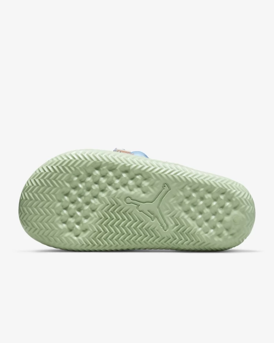 Nike Jordan Super Play J Balvin Men's Slides - Celestine Blue/Enamel Green/White