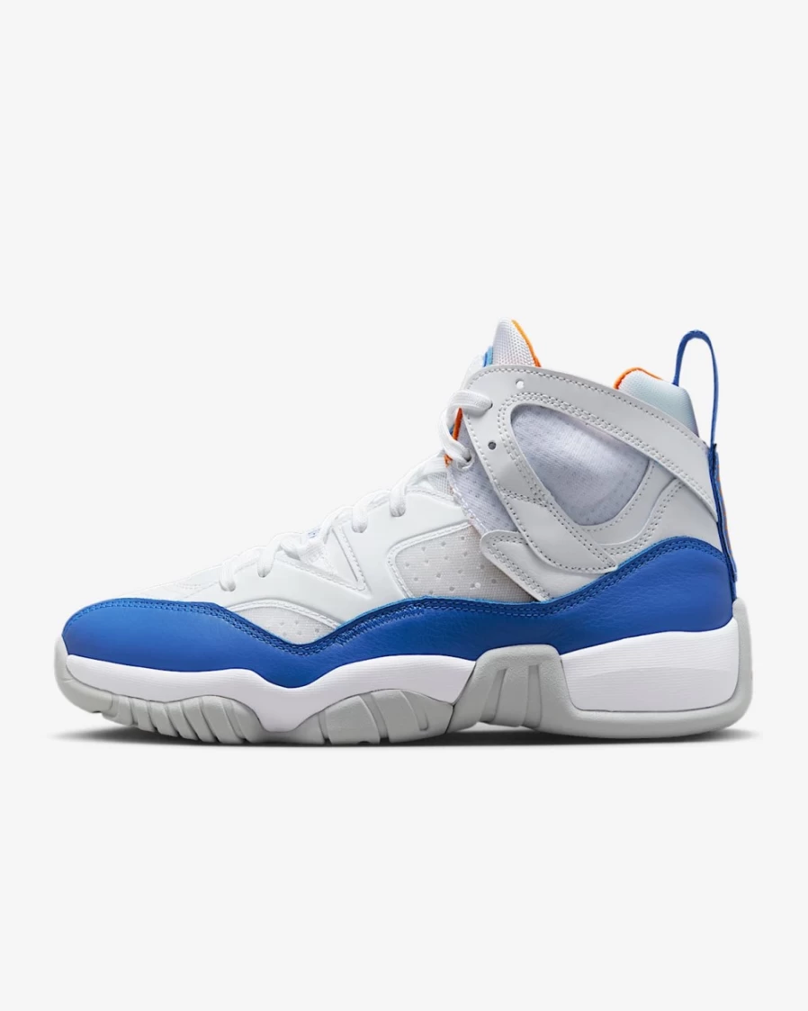 Nike Jumpman Two Trey Men's Basketball Shoes - White/Safety Orange/Hyper Royal