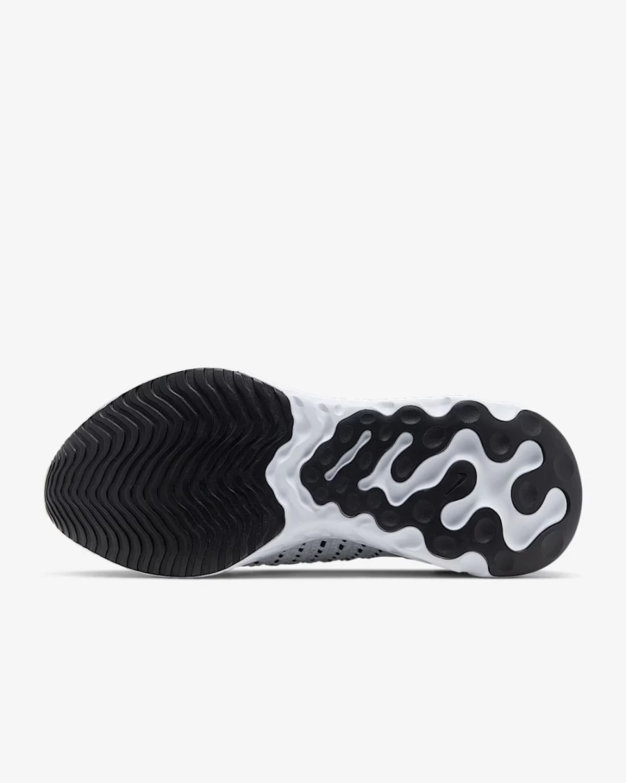 Nike React Phantom Run Flyknit 2 Men's Road Running Shoes - True White/Black/Pure Platinum