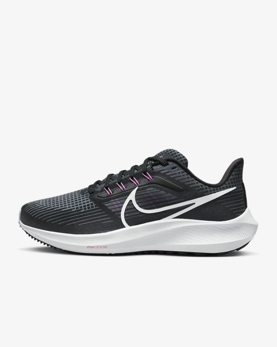 Nike Pegasus 39 Men's Extra Wide Road Running Shoes - Black/Ashen Slate/Cobalt Bliss/White