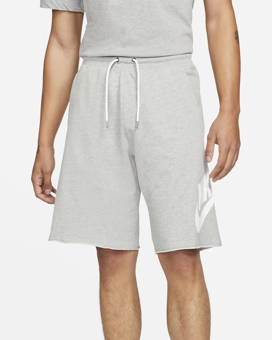 Nike Men's Dark Grey Heather Sportswear Shorts - Athletic Comfort Fit