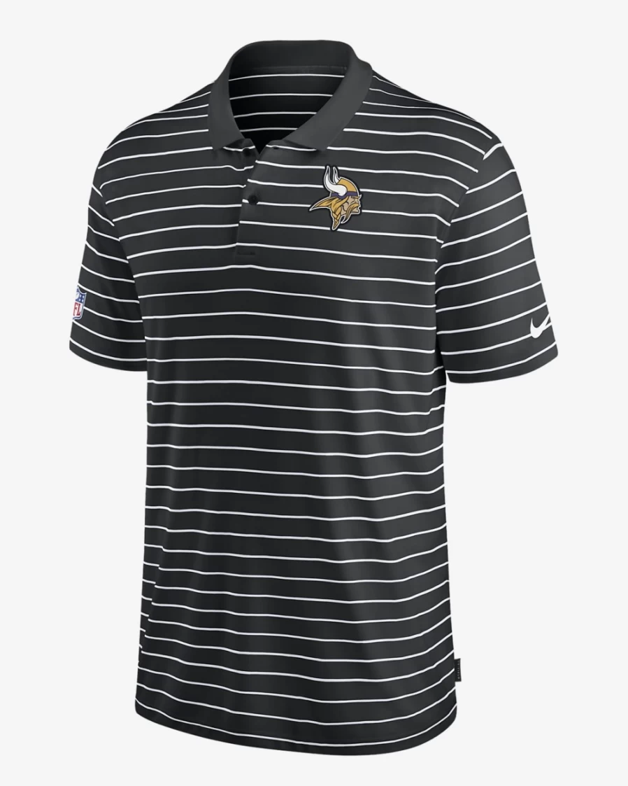 Nike Dri-FIT Lockup Victory NFL Minnesota Vikings Men's Polo Shirt - Black/Black