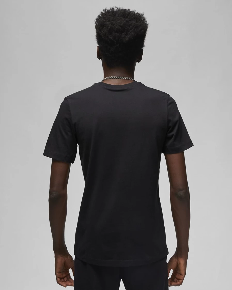 Nike Men's T-Shirt - Black & Marina Blue Casual Tee for Men