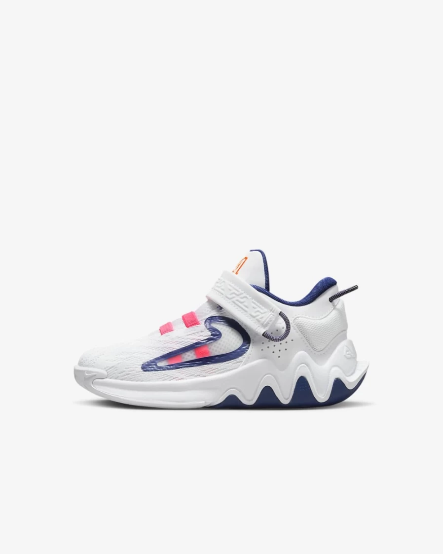 Nike Giannis Immortality 2 Kids' Basketball Shoes - White/Deep Royal Blue/Hyper Pink/Multi-Color for Boys and Girls