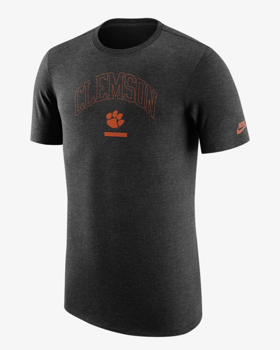 Nike Clemson Tigers Men's Black Graphic T-Shirt