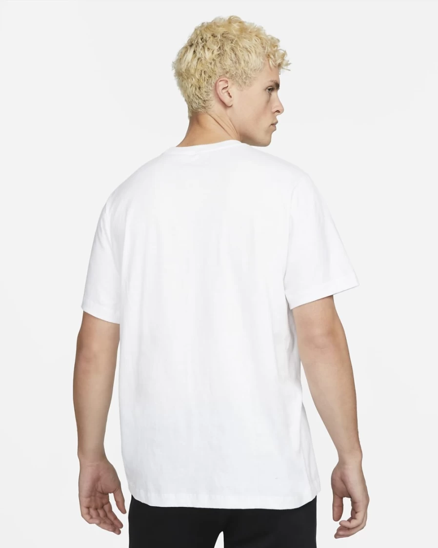 Nike Men's Futura Sportswear T-Shirt - White/Black Athletic Tee