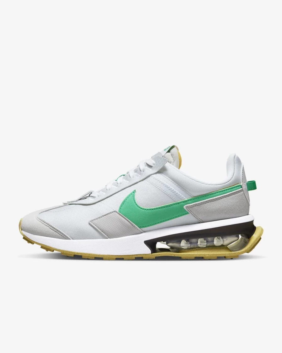 Nike Air Max Pre-Day Men's Shoes - Pure Platinum/Wolf Grey/White/Stadium Green Running Sneakers for Men