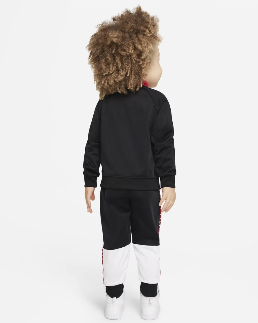 Nike Jordan Baby Tracksuit (12-24 Months) - Black Unisex Jumpsuit for Boys & Girls