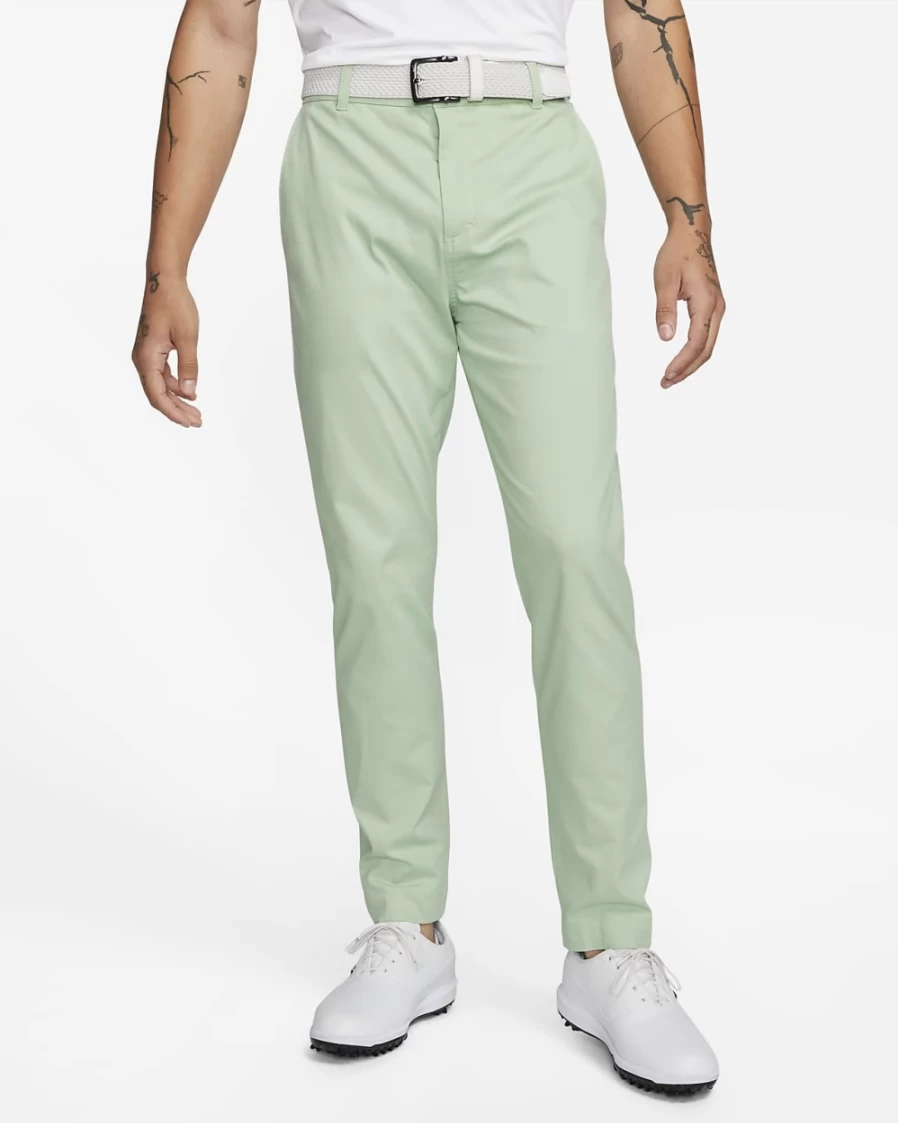 Nike Dri-FIT UV Men's Slim-Fit Golf Chino Pants - Enamel Green, Moisture-Wicking, UPF Protection