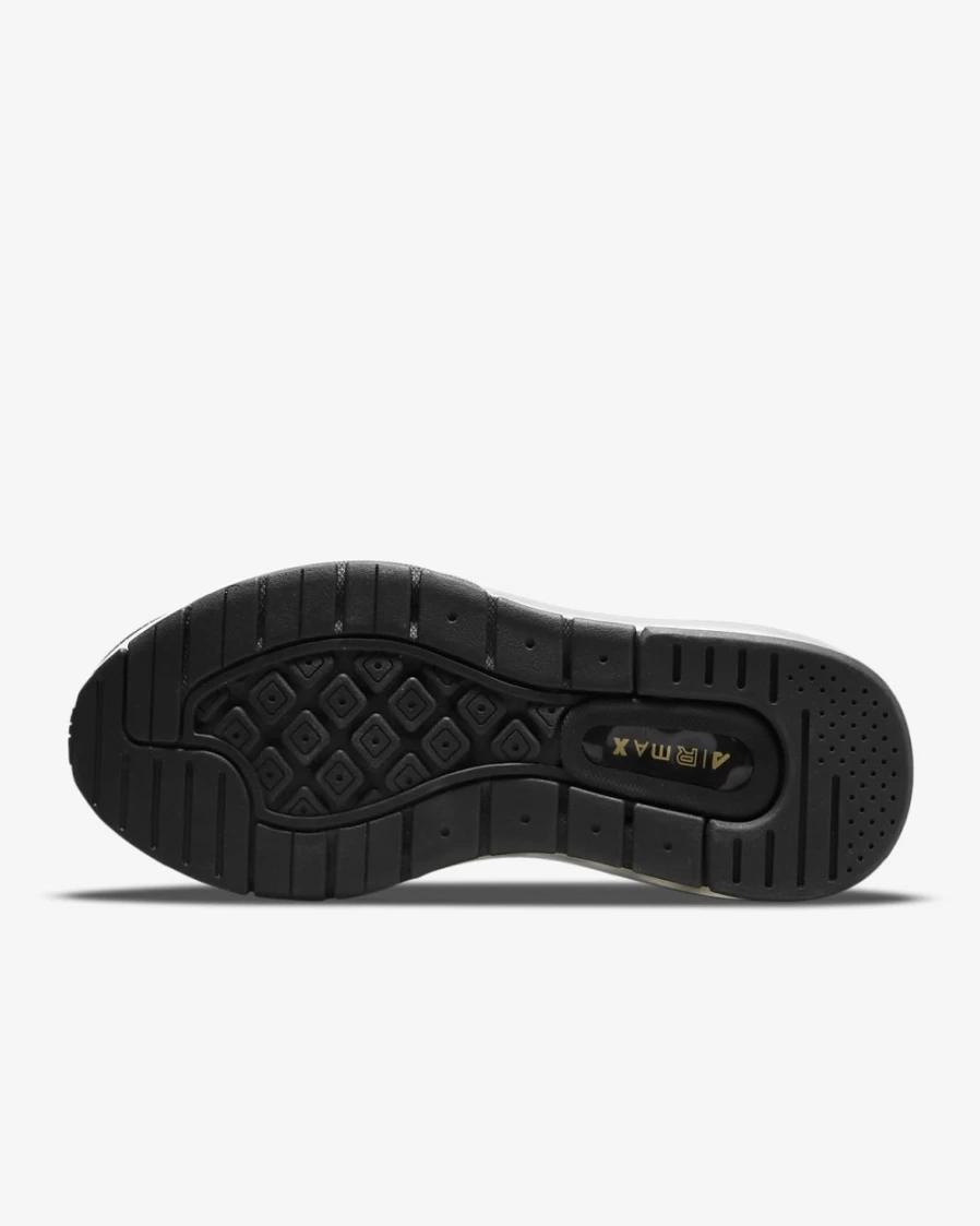 Nike Air Max Genome Men's Shoes - Black/White/Metallic Gold Running Shoes for Men