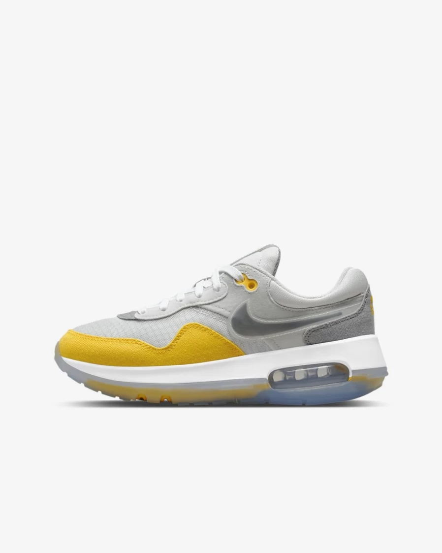 Nike Air Max Motif Big Kids' Sneakers in Photon Dust/Grey Fog/Light Smoke Grey/Black for Boys and Girls