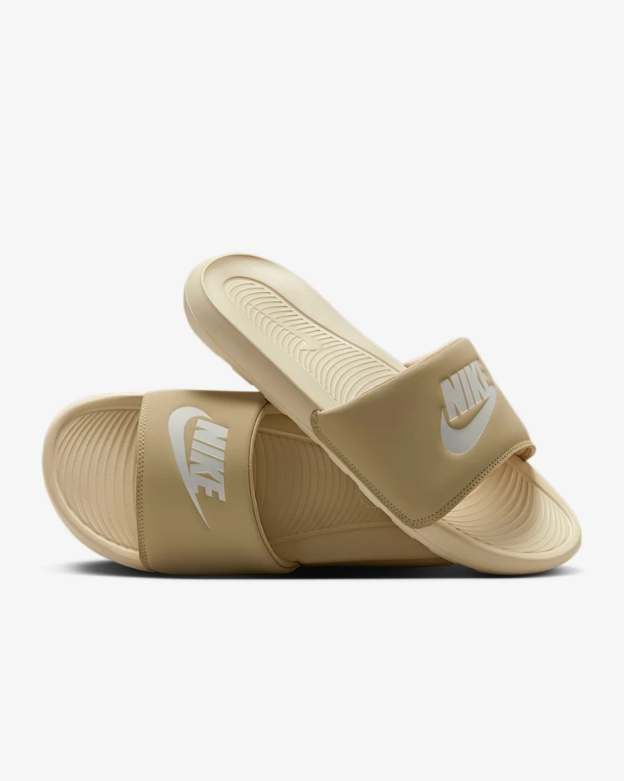 Nike Victori One Slides for Men - Limestone/Rattan/Phantom Color Options