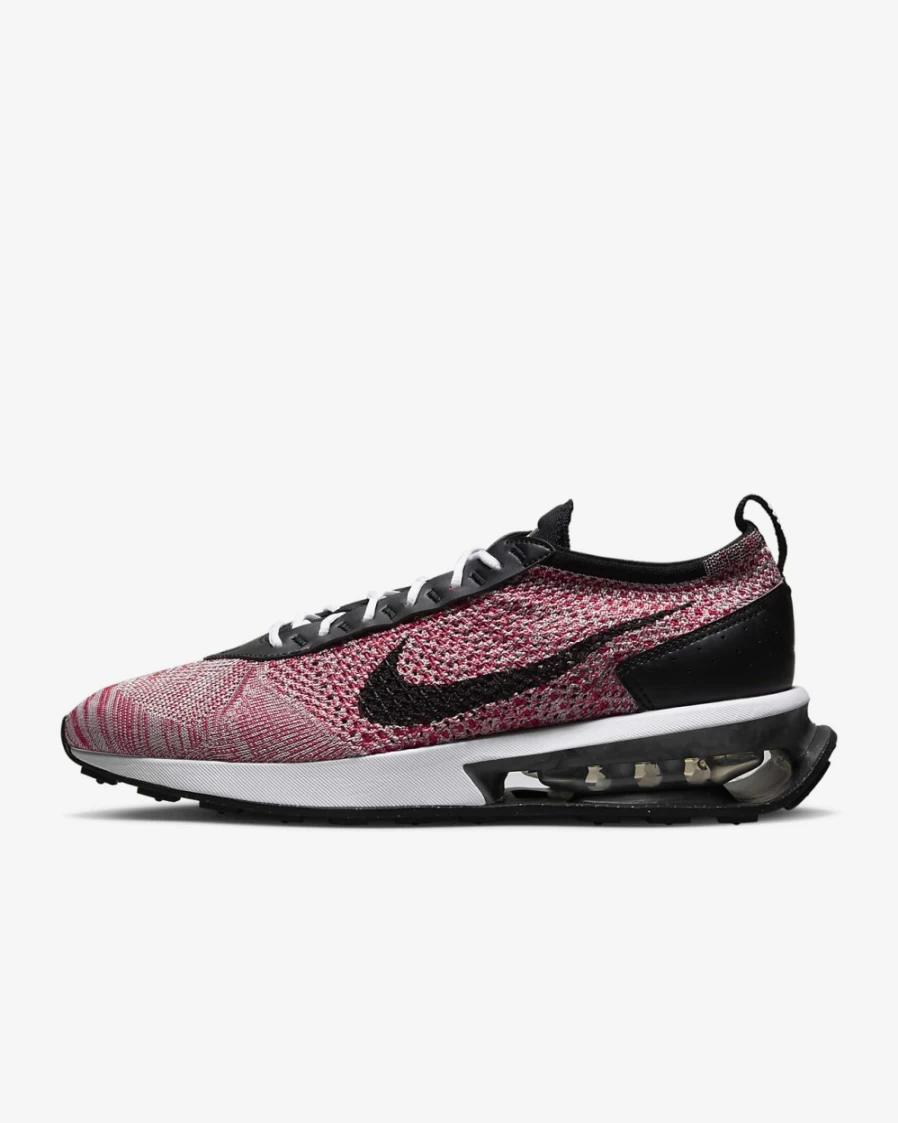 Nike Air Max Flyknit Racer Next Nature Men's Running Shoes - University Red/Wolf Grey/Black
