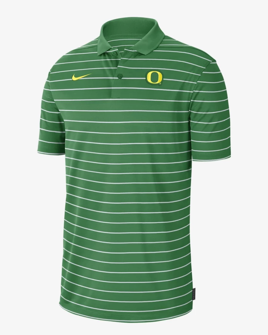Nike Men's Dri-FIT Oregon Polo Shirt - Apple Green & Yellow Strike, Moisture-Wicking Performance Top