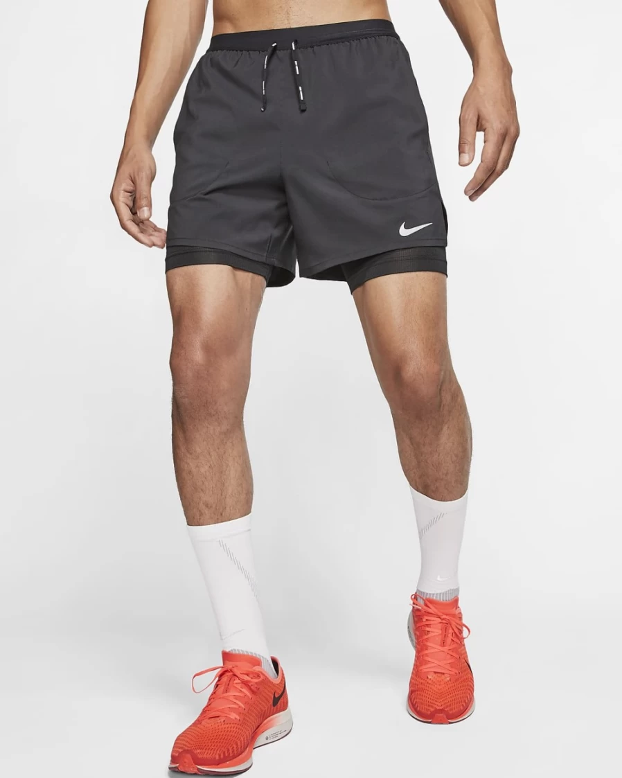 Nike Men's Flex Stride 5" 2-in-1 Running Shorts - Black/Black