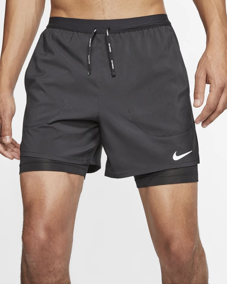Nike Men's Flex Stride 5" 2-in-1 Running Shorts - Black/Black
