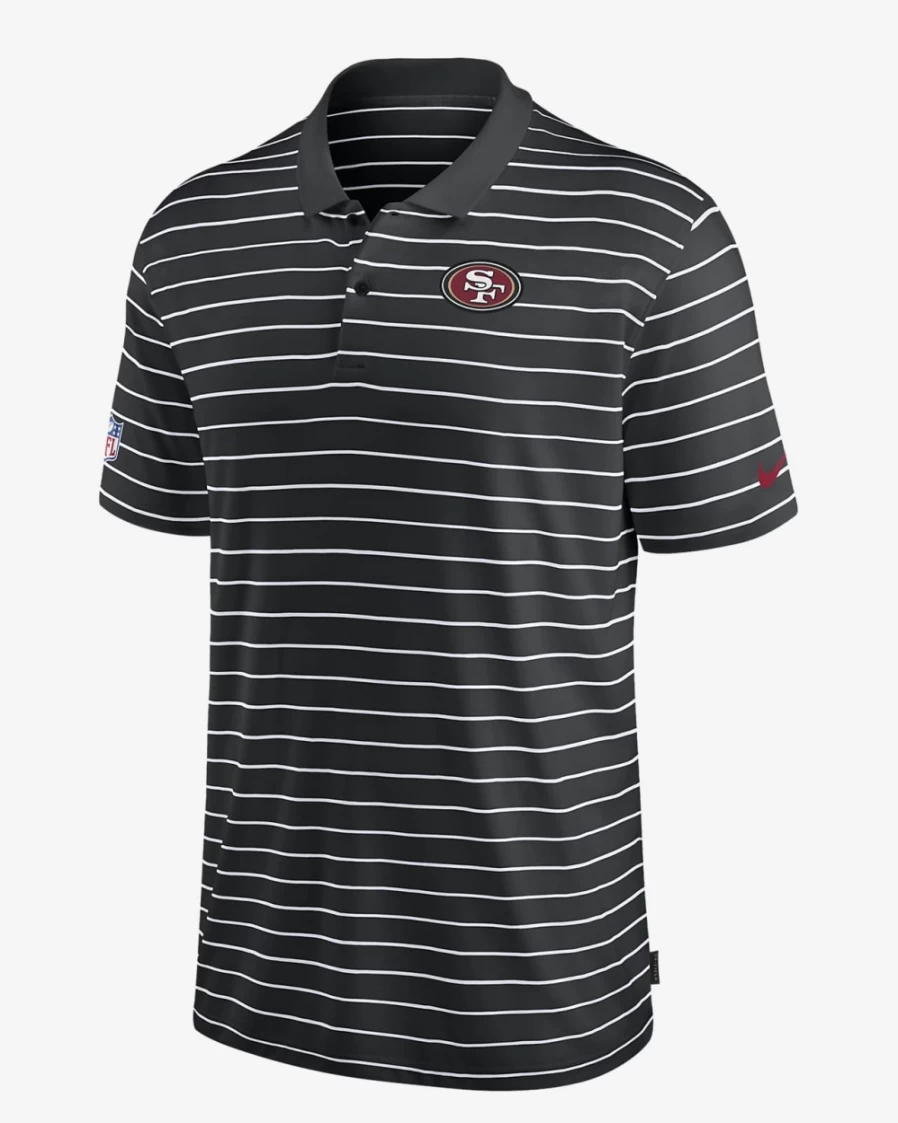 Nike Dri-FIT Lockup Victory Men's Polo - NFL San Francisco 49ers, Black/Black