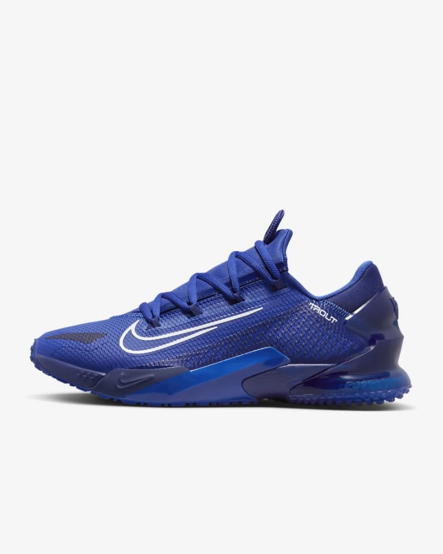 Nike Force Zoom Trout 8 Turf Baseball Shoes for Men - Hyper Royal/Deep Royal Blue/University Blue/White