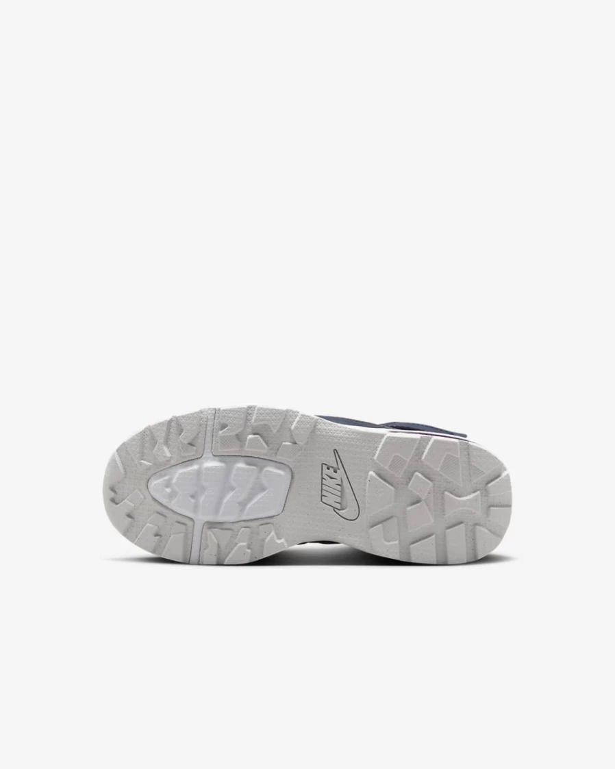 Nike Air Max Goaterra 2.0 Kids' Shoes - Midnight Navy/Pure Platinum/Vivid Purple/Metallic Silver - Boys & Girls Running Sneakers