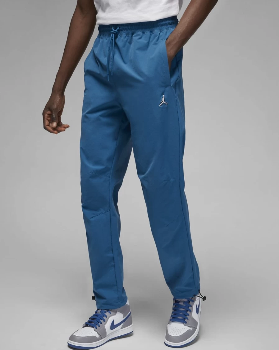 Nike Jordan Essentials Men's Woven Pants - True Blue/White, Comfortable Casual Trousers for Men