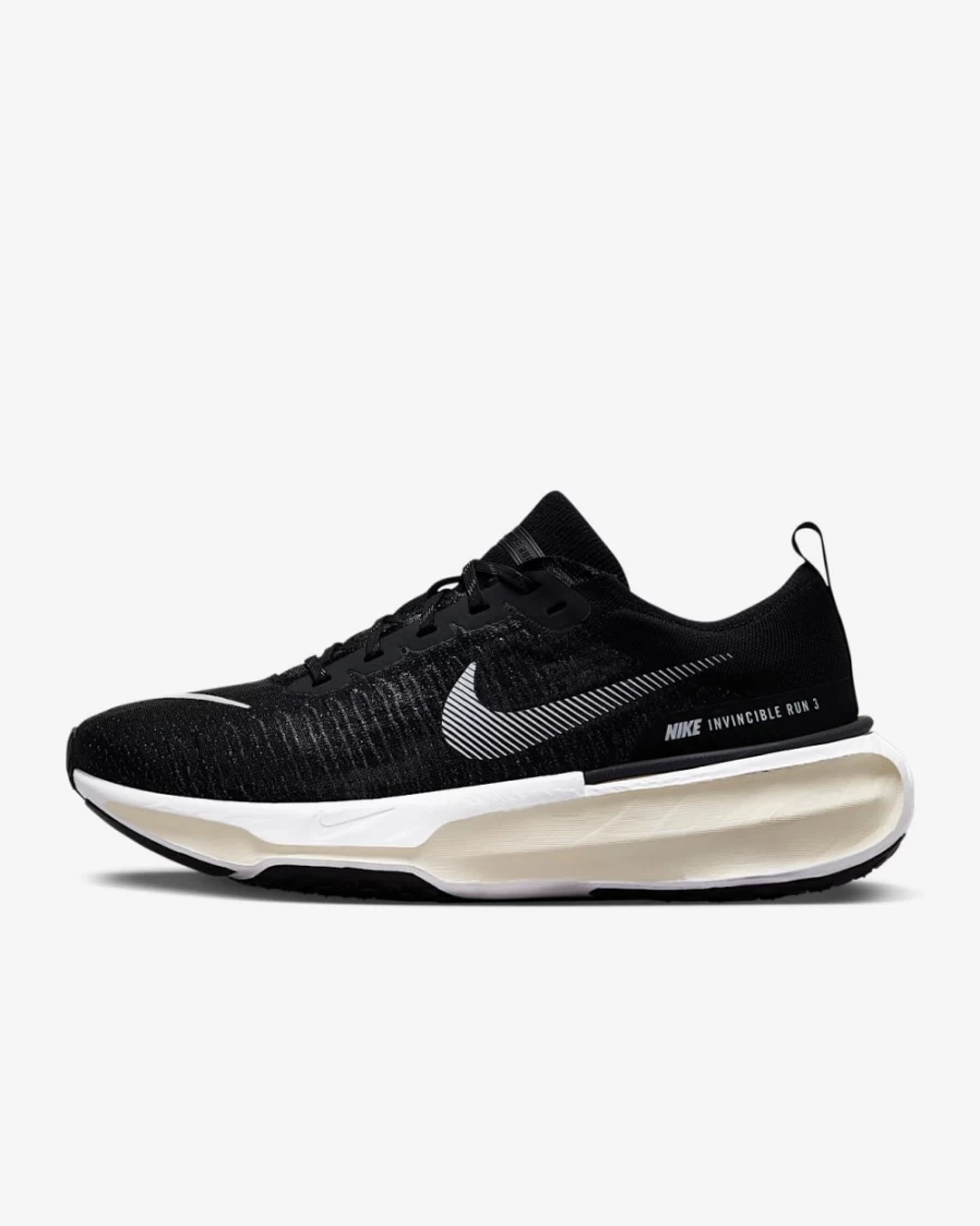 Nike Invincible 3 Men's Road Running Shoes - Black, Dark Grey & White Colorway