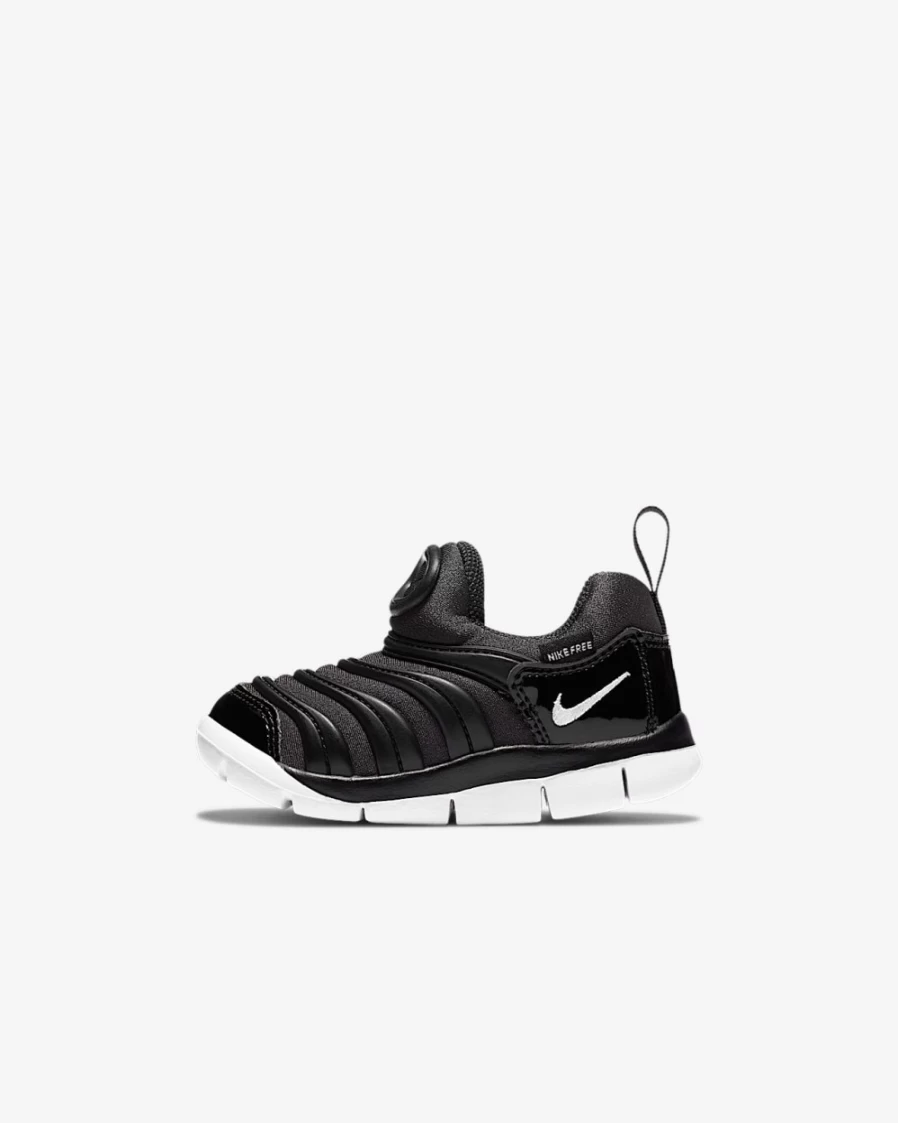 Nike Dynamo Free Anthracite/Black/White Baby Toddler Shoes for Boys and Girls