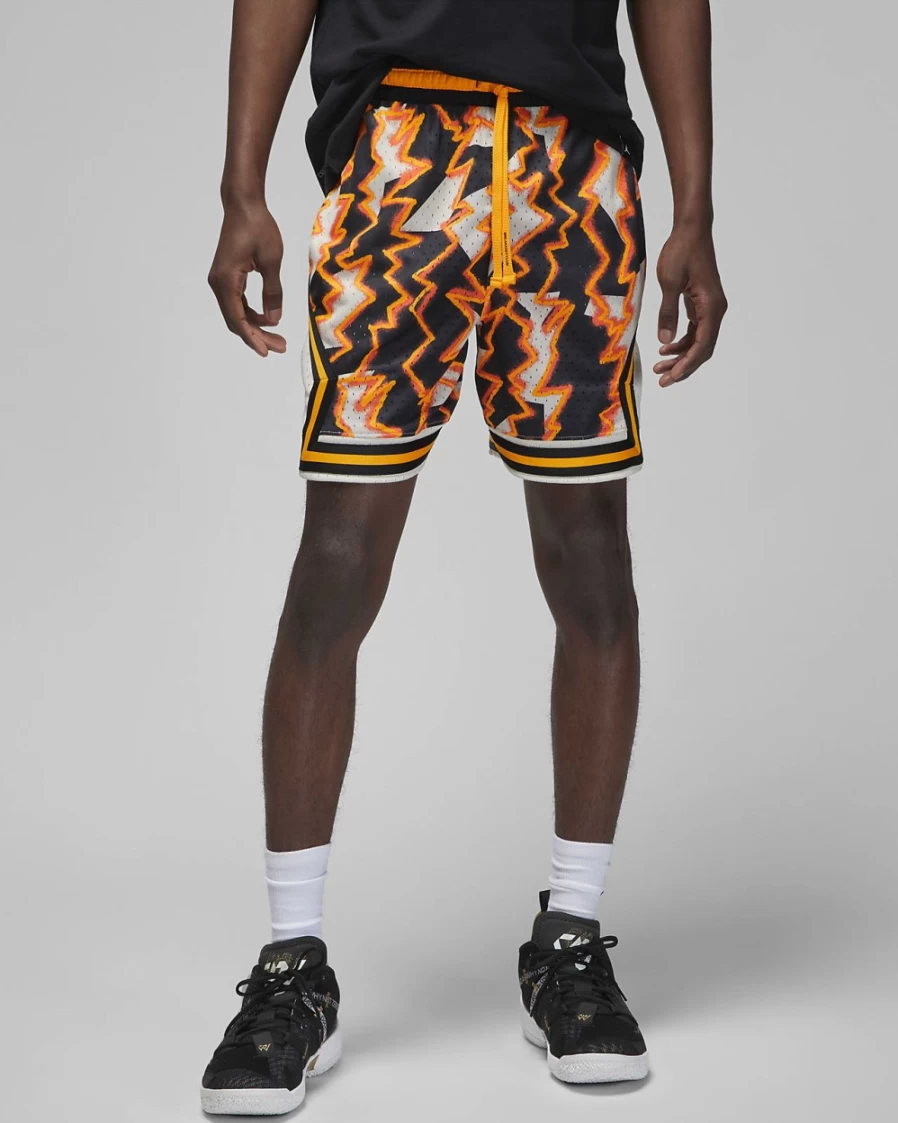 Nike Jordan Dri-FIT Sport BC Men's Shorts - Light Bone/Turf Orange Athletic Basketball Shorts for Men