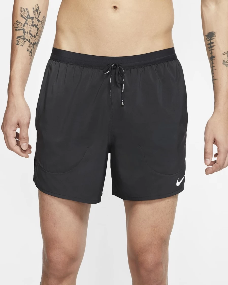 Nike Men's Flex Stride 5" Black Running Shorts for Training & Workouts