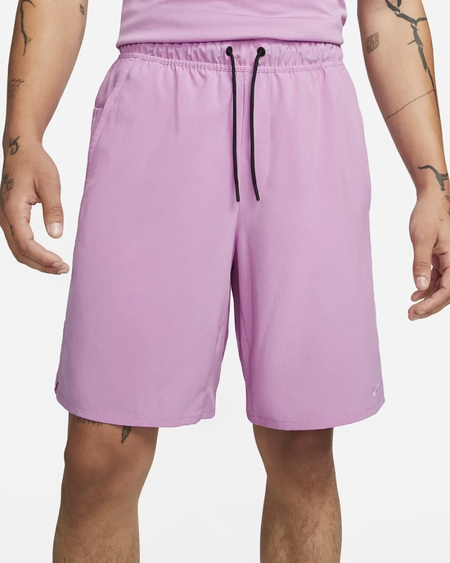 Nike Dri-FIT Unlimited Men's 9" Unlined Versatile Shorts in Rush Fuchsia/Black